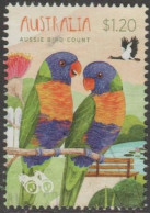 AUSTRALIA - USED 2023 $1.20 Aussie Bird Count - Rainbow Lorikeet - Oblitérés