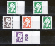 FR 2023.24 - MARGE A DROITE - 76ème Salon Philatélique D'Automne - MARIANNE DE L'AVENIR - 6 Timbres Type Gommé - Neuf** - 2023-... Marianne De L’avenir