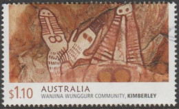 AUSTRALIA - USED 2022 $1.10 Rock Art Of The Kimberley - Wanjina Wunggurr Community - Rock Art Paintings - Gebraucht