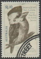 AUSTRALIA - USED 2022 $1.10 Postcards To The Front - Aviator Kookaburra - Usati