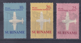 Suriname Surinam Neufs Sans Charnière ** 1970 The 40th Anniversary Of Inland Airmail Flights - Suriname ... - 1975