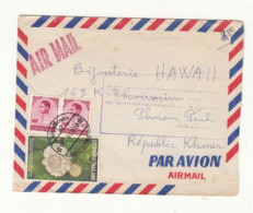 Thailand / Airmail / Rama 9 / Cambodia / Returned Mail - Thailand