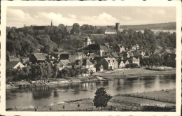 41372549 Herstelle Weser Teilansicht Mit Burg Herstelle Weser - Beverungen