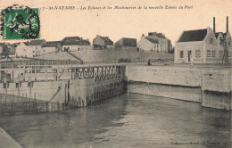 FRANCE - St Nazaire - Les Ecluses Et Les Machineries De La Nouvelle Entrée Du Port - Colorisé - Carte Postale Ancienne - Saint Nazaire