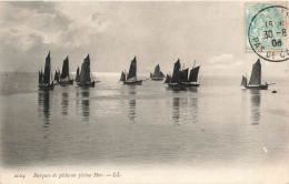 TRANSPORTS - Barques De Pêche En Pleine Mer - LL - Carte Postale Ancienne - Visvangst