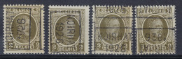 HOUYOUX Nr. 191 Voorafgestempeld Nr. 3724 Posities A + B + C + D NOIRHAT 1926 ; Staat Zie Scan ! LOT 282 - Roller Precancels 1920-29