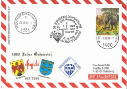 Sonder Ballonpostflug Nr. 50b Der Pro Juventute [SBP50.] - Balloon Covers