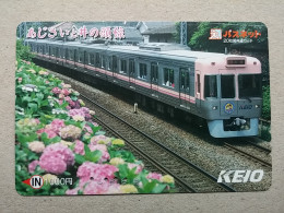 T-604 - JAPAN, Japon, Nipon, Carte Prepayee, Prepaid Card, CARD, RAILWAY, TRAIN, CHEMIN DE FER - Treni