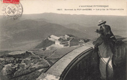 FRANCE - Auvergne - Sommet Du Puy De Dôme - Vue Prise De L'Observatoire - Carte Postale Ancienne - Auvergne Types D'Auvergne