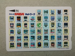 T-605 - JAPAN, Japon, Nipon, Carte Prepayee, Prepaid Card, CARD, RAILWAY, TRAIN, CHEMIN DE FER - Treni