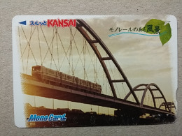 T-606 - JAPAN, Japon, Nipon, Carte Prepayee, Prepaid Card, CARD, RAILWAY, TRAIN, CHEMIN DE FER - Treni