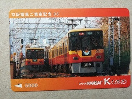 T-606 - JAPAN, Japon, Nipon, Carte Prepayee, Prepaid Card, CARD, RAILWAY, TRAIN, CHEMIN DE FER - Treni