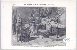 HISTOIRE- LA PHARMACIE A TRAVERS LES AGES- L APOTHICAIRE AU XIII EME SIECLE - Geschiedenis