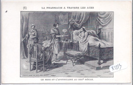 HISTOIRE- LA PHARMACIE A TRAVERS LES AGES- L APOTHICAIRE AU XIII EME SIECLE - Histoire