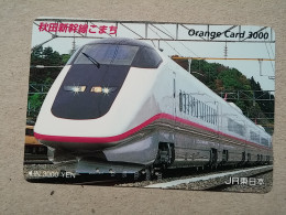 T-608 - JAPAN, Japon, Nipon, Carte Prepayee, Prepaid Card, CARD, RAILWAY, TRAIN, CHEMIN DE FER - Trains
