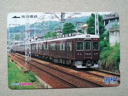 T-609 - JAPAN, Japon, Nipon, Carte Prepayee, Prepaid Card, CARD, RAILWAY, TRAIN, CHEMIN DE FER - Eisenbahnen