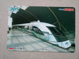 T-609 - JAPAN, Japon, Nipon, Carte Prepayee, Prepaid Card, CARD, RAILWAY, TRAIN, CHEMIN DE FER - Eisenbahnen