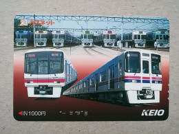 T-610 - JAPAN, Japon, Nipon, Carte Prepayee, Prepaid Card, CARD, RAILWAY, TRAIN, CHEMIN DE FER - Eisenbahnen