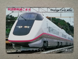 T-610 - JAPAN, Japon, Nipon, Carte Prepayee, Prepaid Card, CARD, RAILWAY, TRAIN, CHEMIN DE FER - Treni