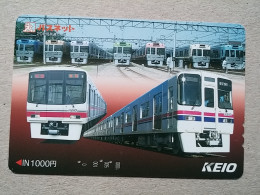 T-610 - JAPAN, Japon, Nipon, Carte Prepayee, Prepaid Card, CARD, RAILWAY, TRAIN, CHEMIN DE FER - Treni