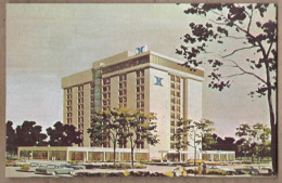 CPSM USA - SKOKIE - THE NORTH SHORE HILTON - TB  PLAN HOTEL DESSIN  ILLUSTRATION - Autres & Non Classés