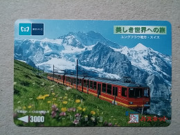 T-610 - JAPAN, Japon, Nipon, Carte Prepayee, Prepaid Card, CARD, RAILWAY, TRAIN, CHEMIN DE FER - Eisenbahnen