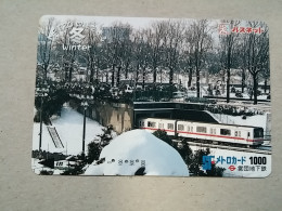 T-610 - JAPAN, Japon, Nipon, Carte Prepayee, Prepaid Card, CARD, RAILWAY, TRAIN, CHEMIN DE FER - Eisenbahnen