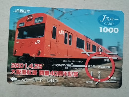 T-610 - JAPAN, Japon, Nipon, Carte Prepayee, Prepaid Card, CARD, RAILWAY, TRAIN, CHEMIN DE FER - Eisenbahnen