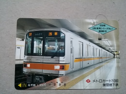 T-611 - JAPAN, Japon, Nipon, Carte Prepayee, Prepaid Card, CARD, RAILWAY, TRAIN, CHEMIN DE FER - Trains