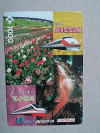 T-611 - JAPAN, Japon, Nipon, Carte Prepayee, Prepaid Card, CARD, RAILWAY, TRAIN, CHEMIN DE FER - Eisenbahnen