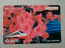T-611 - JAPAN, Japon, Nipon, Carte Prepayee, Prepaid Card, CARD, RAILWAY, TRAIN, CHEMIN DE FER - Trains