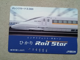 T-611 - JAPAN, Japon, Nipon, Carte Prepayee, Prepaid Card, CARD, RAILWAY, TRAIN, CHEMIN DE FER - Eisenbahnen