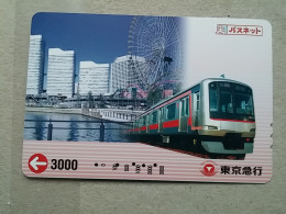 T-611 - JAPAN, Japon, Nipon, Carte Prepayee, Prepaid Card, CARD, RAILWAY, TRAIN, CHEMIN DE FER - Treinen