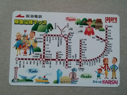 T-611 - JAPAN, Japon, Nipon, Carte Prepayee, Prepaid Card, CARD, RAILWAY, TRAIN, CHEMIN DE FER - Treinen