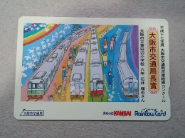 T-611 - JAPAN, Japon, Nipon, Carte Prepayee, Prepaid Card, CARD, RAILWAY, TRAIN, CHEMIN DE FER - Treinen