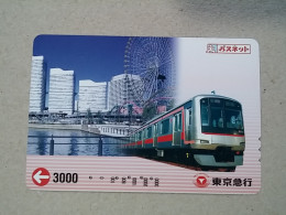 T-611 - JAPAN, Japon, Nipon, Carte Prepayee, Prepaid Card, CARD, RAILWAY, TRAIN, CHEMIN DE FER - Treni