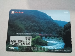 T-611 - JAPAN, Japon, Nipon, Carte Prepayee, Prepaid Card, CARD, RAILWAY, TRAIN, CHEMIN DE FER - Treinen