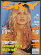 Journal Revue SKY MAGAZINE August 1990  -Claudia Schiffer  -Tom Cruise  -Sinead O'Connor  -Nicolas Cage  -Young * - Andere & Zonder Classificatie