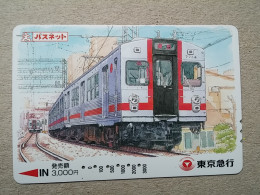 T-612 - JAPAN, Japon, Nipon, Carte Prepayee, Prepaid Card, CARD, RAILWAY, TRAIN, CHEMIN DE FER - Treinen