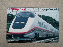 T-612 - JAPAN, Japon, Nipon, Carte Prepayee, Prepaid Card, CARD, RAILWAY, TRAIN, CHEMIN DE FER - Trains