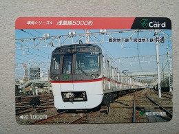 T-612 - JAPAN, Japon, Nipon, Carte Prepayee, Prepaid Card, CARD, RAILWAY, TRAIN, CHEMIN DE FER - Treinen