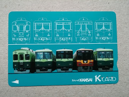 T-612 - JAPAN, Japon, Nipon, Carte Prepayee, Prepaid Card, CARD, RAILWAY, TRAIN, CHEMIN DE FER - Treinen