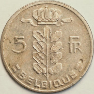 Belgium - 5 Francs 1966, KM# 134.1 (#3171) - 5 Francs