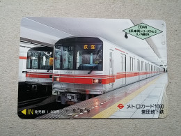 T-613 - JAPAN, Japon, Nipon, Carte Prepayee, Prepaid Card, CARD, RAILWAY, TRAIN, CHEMIN DE FER - Treni