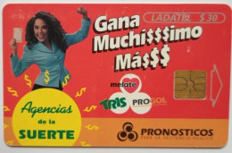 Mexico Ladatel $30 Chip Card - Pronosticos Deportivos  ( Dama ) - México