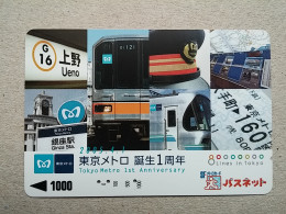 T-614 - JAPAN, Japon, Nipon, Carte Prepayee, Prepaid Card, CARD, RAILWAY, TRAIN, CHEMIN DE FER - Treni