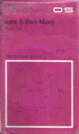 Carte Topo 1/50000 _ Iona Et Ben More - Ecosse - Topographical Maps