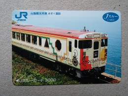 T-615 - JAPAN, Japon, Nipon, Carte Prepayee, Prepaid Card, CARD, RAILWAY, TRAIN, CHEMIN DE FER - Treni