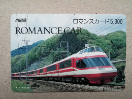 T-615 - JAPAN, Japon, Nipon, Carte Prepayee, Prepaid Card, CARD, RAILWAY, TRAIN, CHEMIN DE FER - Trenes