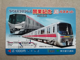 T-615 - JAPAN, Japon, Nipon, Carte Prepayee, Prepaid Card, CARD, RAILWAY, TRAIN, CHEMIN DE FER - Trains